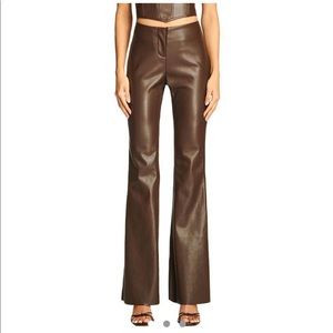 Y2k I am Gia leather ESTYN PANT - CHOCOLATE